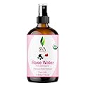 SVA ORGANICS Rose Water 4oz (118 ml) Refreshing Rose Water Spray for Skin Care, Skin Hydration, Bath, Soaps, Haircare & Aromatherapy