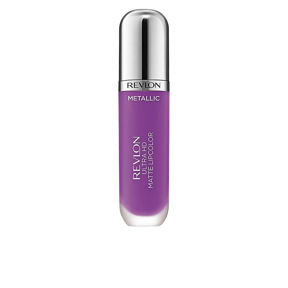 Revlon Ultra HD Metallic Matte Liquid Lipcolor, Liquid Lipstick, Dazzle