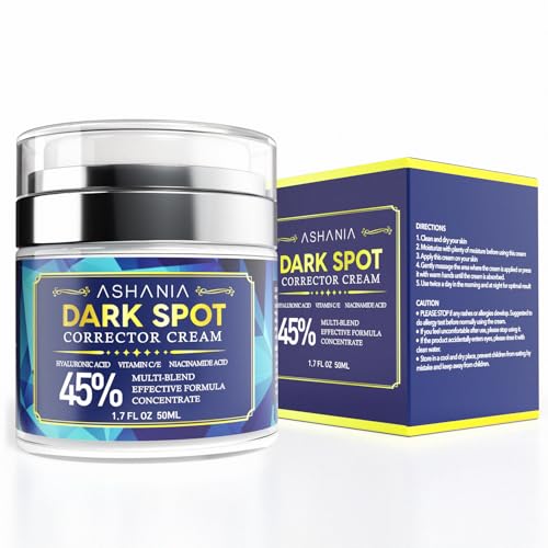 Ashania Dark Spot Corrector - Dark Spot Remover for Face & Body, Age Spot and Sun Spot Treatment, All Skin Types, 1.7 fl oz