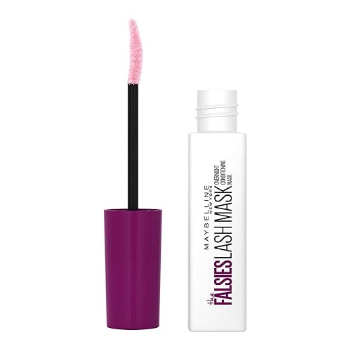 Maybelline New York The Overnight Eyelash Conditioner with Shea Butter and Argan Oil, Falsies Lash Mask, 0.33 Fl Oz
