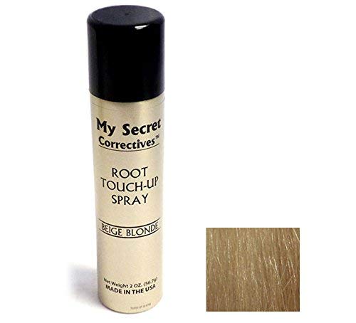 My Secret Correctives Hair Highlighter and Root Touch-up Spray - BEIGE BLONDE - 2oz