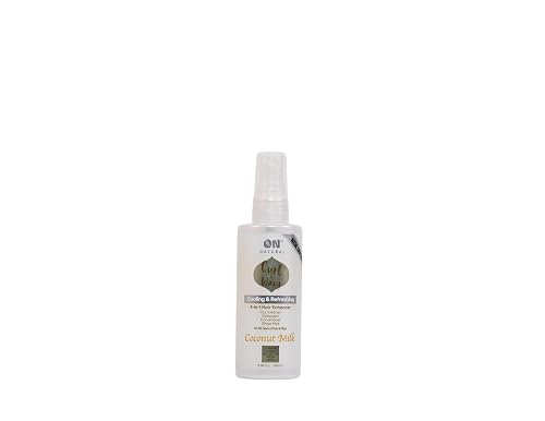On Natural Curl-N-Wavy 4-in-1 Hair Enhancer For All Hair Texture [Coconut Milk] 3.4 OZ