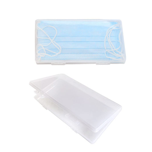 SPEEDWOX Mask Storage Case 2 Pack Portable Mask Case Storage Box Masks Organizer Disposable/Reusable Face Masks Organizer Dustproof Storage Plastic…