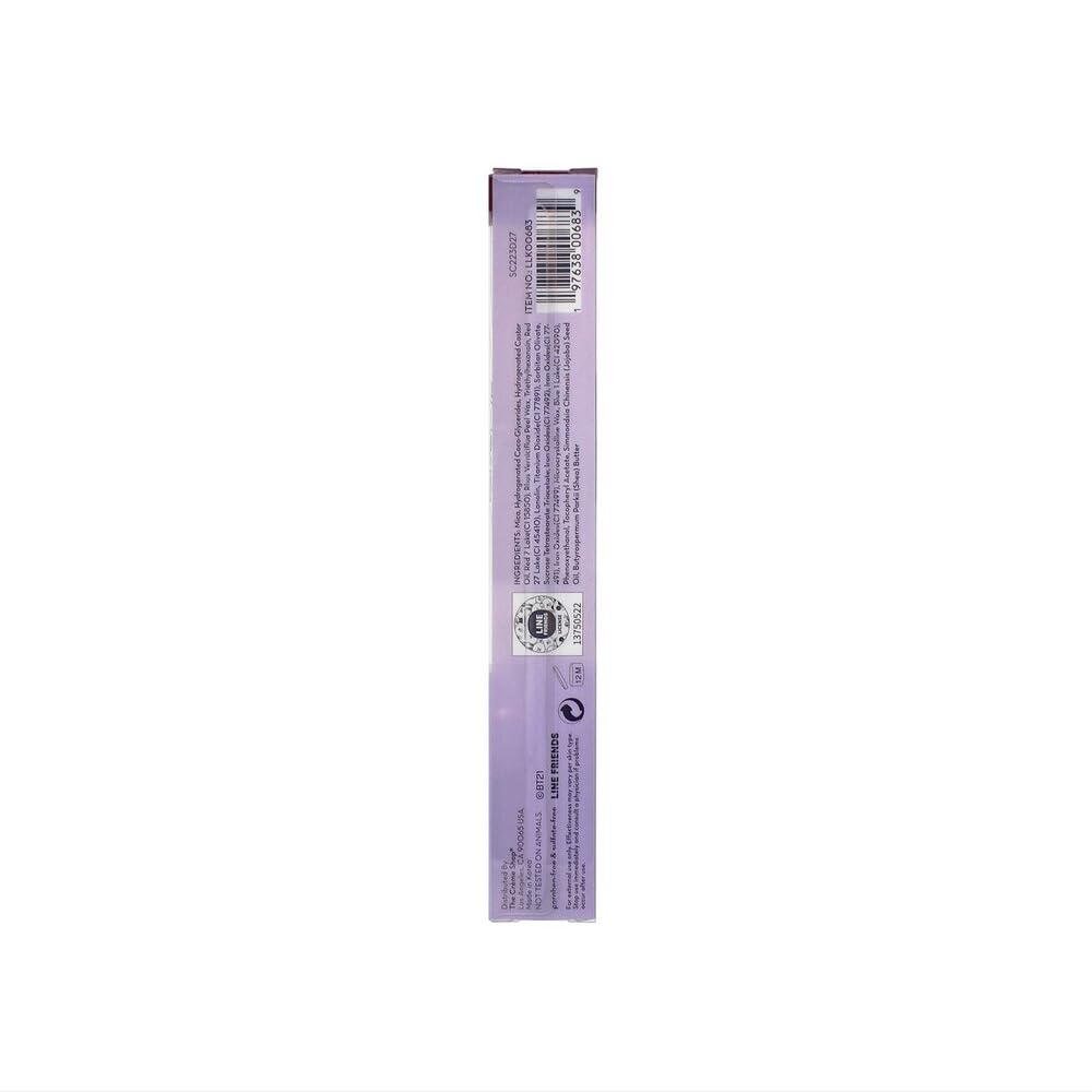 The Crème Shop BT21 Minini Liplock Lip Liner Shea Butter and Jojobo Seed Oil, Lil Kiss
