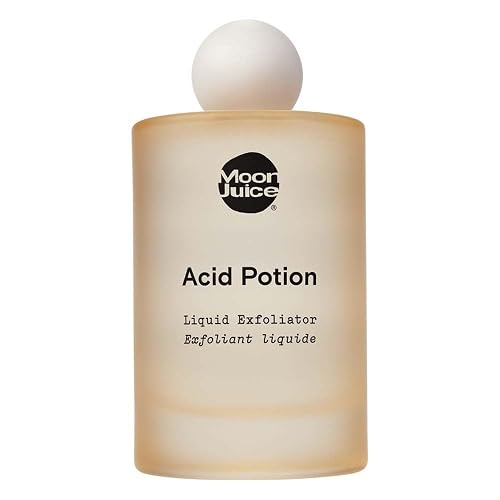 Moon Juice Acid Potion Liquid Face Exfoliator - 25% AHA BHA Exfoliant with Reishi + Niacinamide - Helps Resurface Skin, Unclog Pores & Stimulate