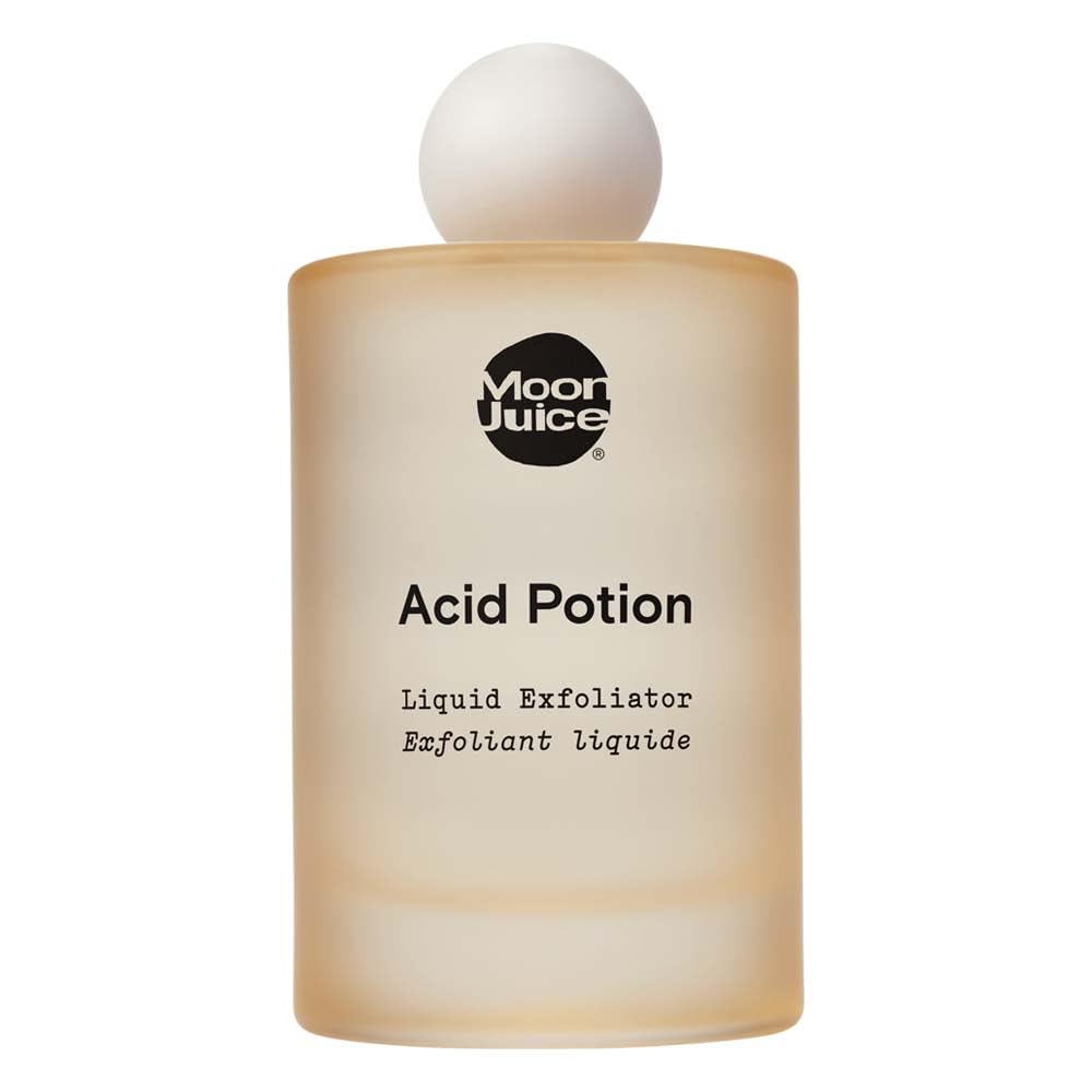 Moon Juice Acid Potion Liquid Face Exfoliator - 25% AHA BHA Exfoliant with Reishi + Niacinamide - Helps Resurface Skin, Unclog Pores & Stimulate