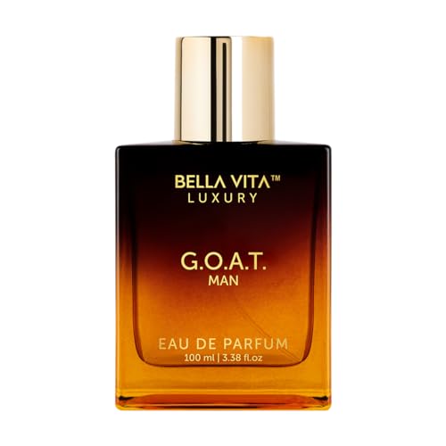 Bellavita Luxury G.O.A.T. Eau de Parfum | 100 ml (3.4 fl.oz.) | Perfume for Men | Citrus, Bergamot, Patchouli, and Vetiver Notes | Long Lasting Men's Beauty and Personal Care Bella Vita Luxury Default Title