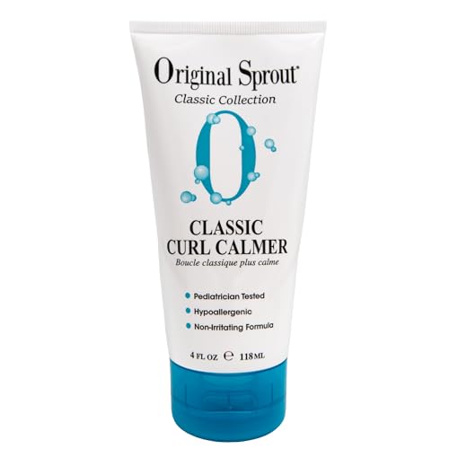 Original Sprout Curl Calmer, Moisturize and Define Curls, Anti-Frizz Styling Cream for All Hair Types, 4 oz. Bottle