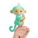 Fingerlings 2023 NEW Interactive Baby Monkey Reacts to Touch - 70+ Sounds & Reactions - Ava (Teal)