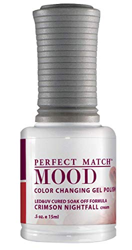 LeChat Perfect Match Mood Gel Polish, Crimson Nightfall, 0.500 Ounce (MPMG18) Beauty & Personal Care LECHAT
