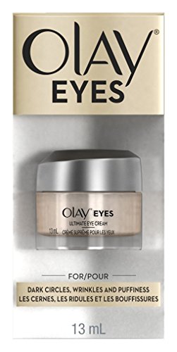 OLAY Ultimate Eye Cream for Dark Circles, Wrinkles And Puffiness 0.4 oz (Pack of 6)