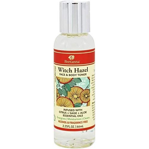 Bretanna Witch Hazel Face & Body Toners Citrus + Sage 2.25 fl. oz. (a) - 2pc