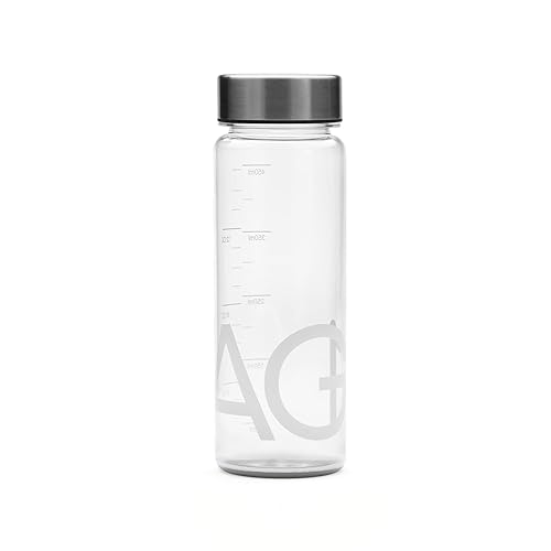 AG1 Shaker Bottle - 16 oz BPA-Free Bottle with Leak-Resistant Stainless Steel Lid - Mixes AG1 Greens Powder Smoothly - Easy to Clean, Travel-Ready