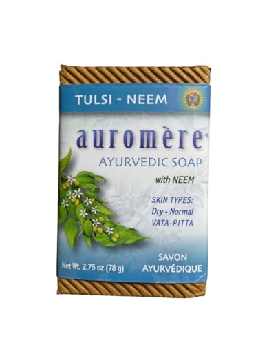 Auromere Bar Soap, Tulsi Neem, 2.75 Oz