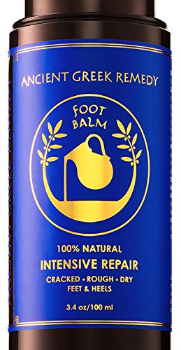 Dry Cracked Heels Repair | Organic Foot Cream for Dry Feet & Callus with Jojoba, Lavender, Almond, Olive & Vitamin E Oil | Natural Foot Balm