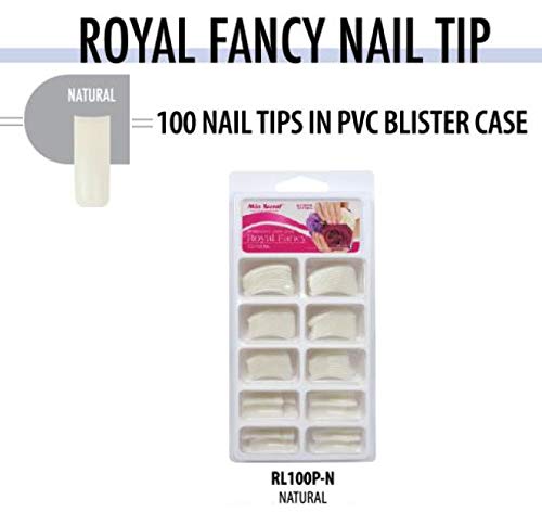 Mia Secret - Royal Fancy 100 Nail Tips (Natural) Beauty & Personal Care Mia Secret