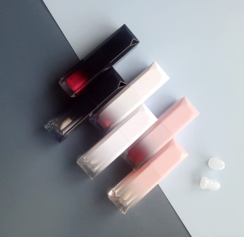 Duehut HLLMX 3PCS 5ml Lip Gloss Tube Plastic Vials Empty Refillable Lip Balm Bottles Container Lip Glaze Tube DIY Makeup Liquid Lipstick Bottle