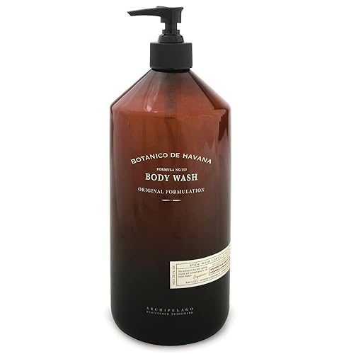 Archipelago Botanicals Botanico de Havana Body Wash, Moisturizing Body Wash for Dry and Sensitive Skin, Gentle Daily Cleanser, Free from Parabens