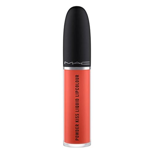 MAC M.A.C Powder Kiss Liquid Lipcolour - 998 Sorry Not Sorry (Dirty pumpkin orange)