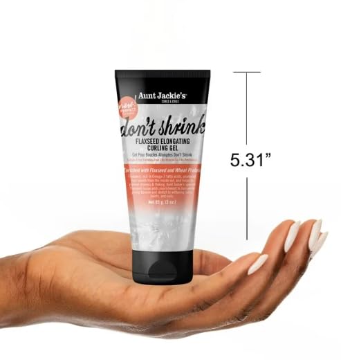 Aunt Jackie's Don't Shrink Flaxseed Elongating Curling Gel 3 Oz