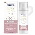 Coppertone Every Tone Invisible Finish Brightening UV Defense Face Sunscreen SPF 60+ with Niacinamide, Lightweight, Blends in Clear Sunscreen for All