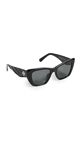 Tory Burch Women's 0TY7216U Sunglasses, Black, One Size