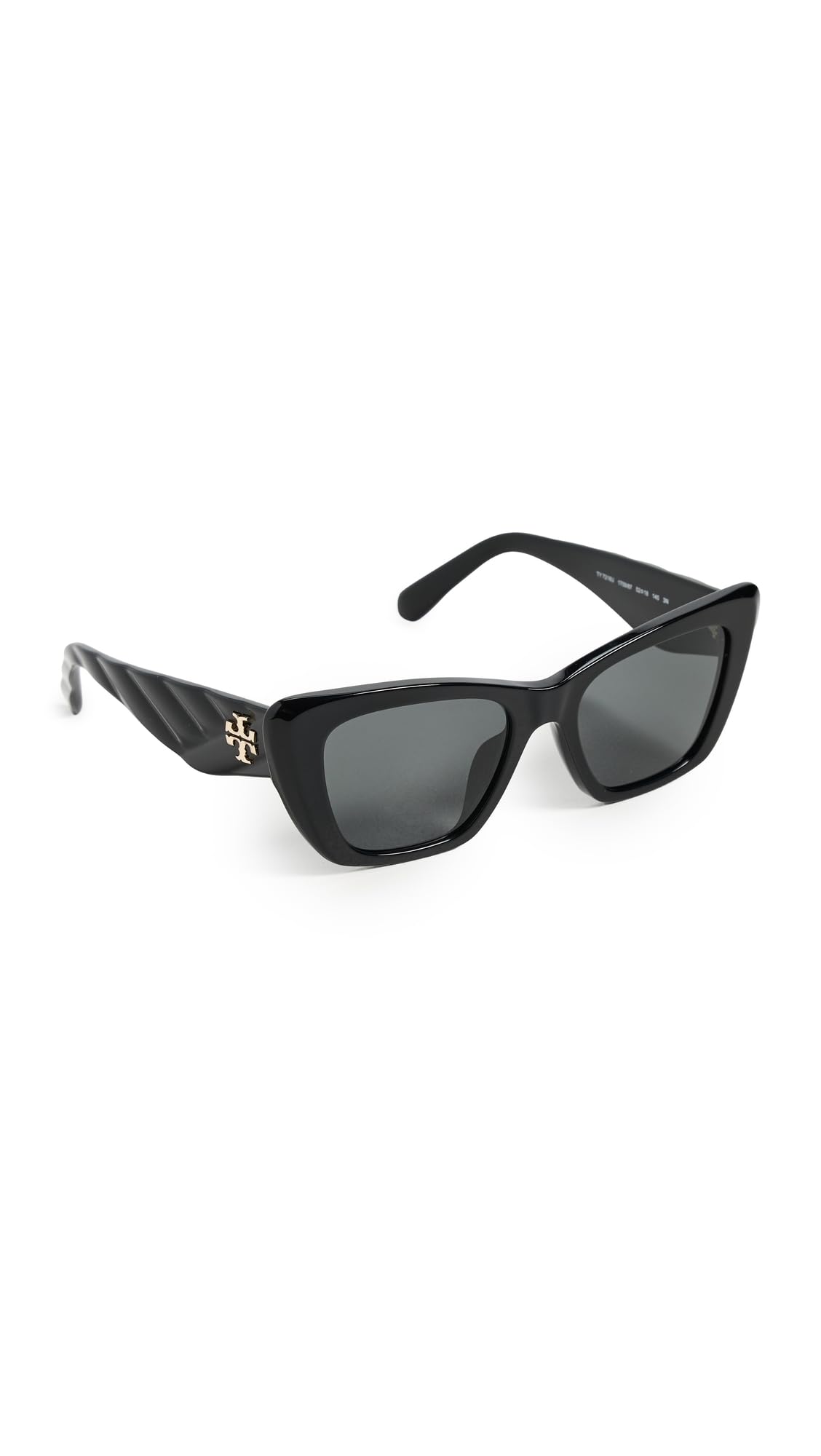Tory Burch Women's 0TY7216U Sunglasses, Black, One Size