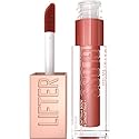 Maybelline Lifter Gloss, Hydrating Lip Gloss with Hyaluronic Acid, High Shine for Plumper Looking Lips, Rust, Warm Neutral, 0.18 Ounce