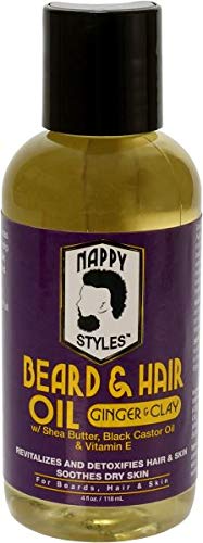 Nappy Styles Beard & Hair Oil Ginger & Clay (Pack of 2) Beauty and Personal Care Nappy Styles