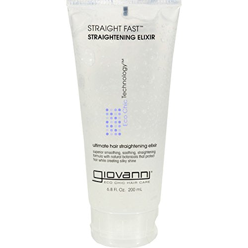 Giovanni: Straight Fast Hair Elixir with Shine, 6.8 oz (12 pack)