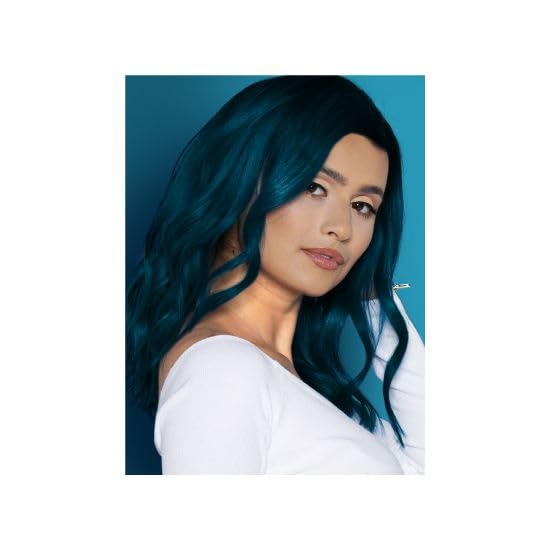 Splat Pure Sapphire Semi Permanent Hair Dye Kit with Bleach, 1 Application, Includes Blue Hair Dye, Oxide & Bleach Powder, Vegan & Cruelty Free Hair