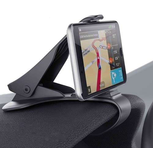 YOVECATHOU Car Dashboard Mount Holder Stand Clamp Cradle Clip for Cell Phone GPS Navigation Clip on Dash Phone Holder Durable Mount