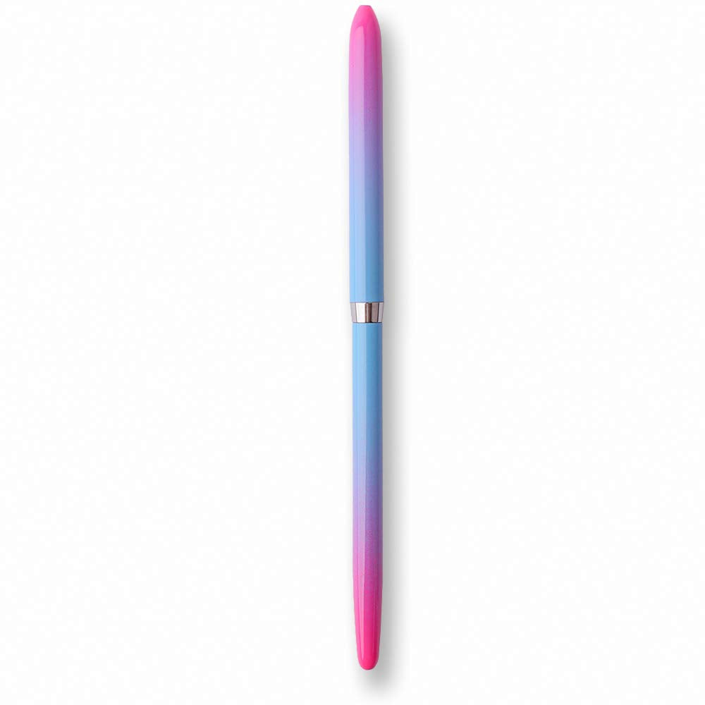 SILPECWEE 1Pc UV Gel Nail Ombre Brush Kolinsky Alloy Handle Nylon Hair Nail Art Gradient Painting Drawing Pen Manicure Brush Tools