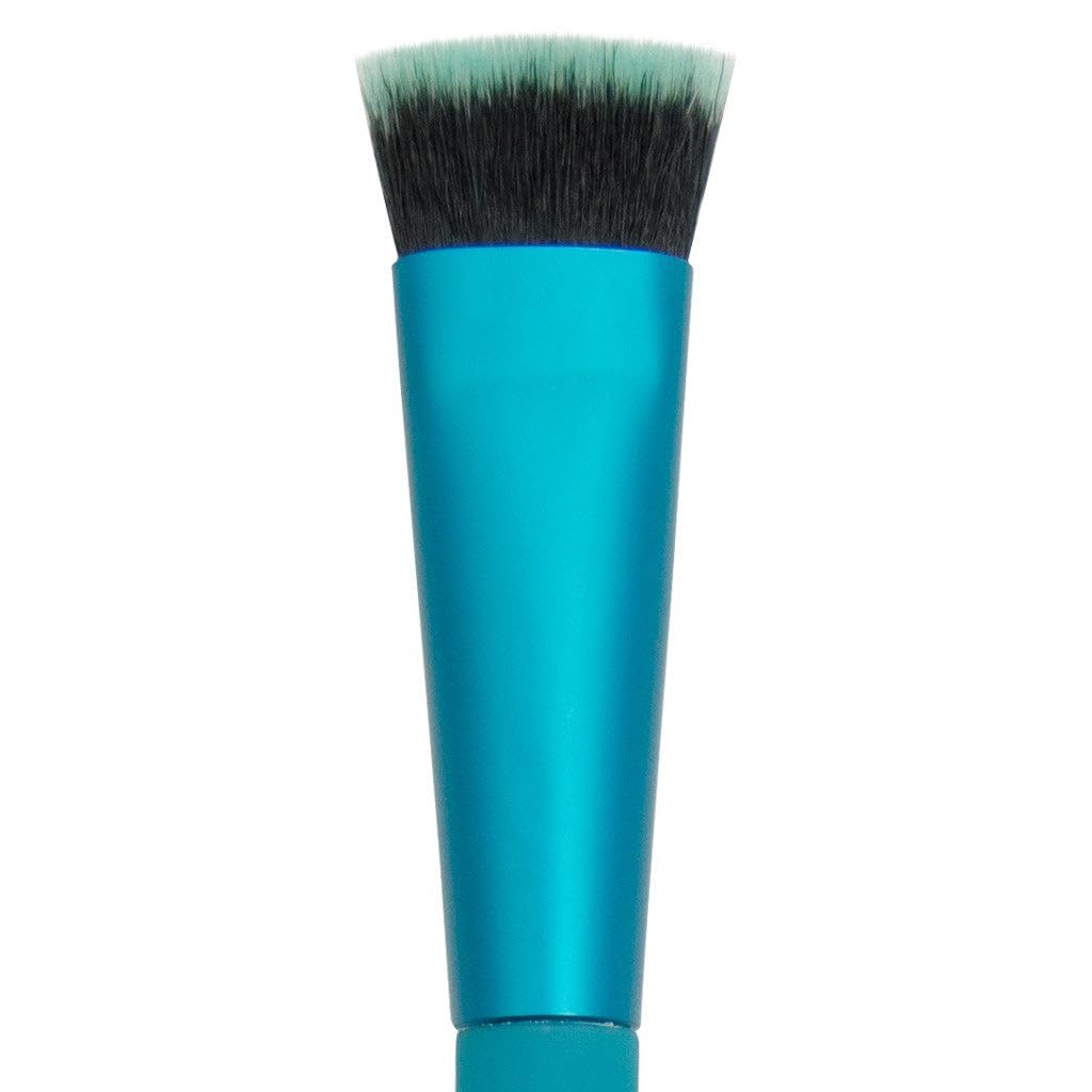 MODA Brush Flat Eye Fluff Makeup Brush - Soft Blending Brush for Eyeshadow, Crease & Detail Work, Vegan & Cruelty-Free