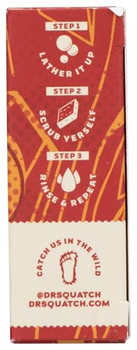 Dr. Squatch All Natural Men's Soap Bar Marvel Stark Cleanse Ironman Limted Edition with Zero Grit Blazing-Star 5oz with Natural Oils