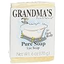 Grandma's Pure Lye Soap Bar - 6.0 oz Unscented Face & Body Wash Cleans with No Detergens, Dyes & Fragrances - 60018, pack-of-6 Beauty & Personal Care GRANDMA'S PURE & NATURAL