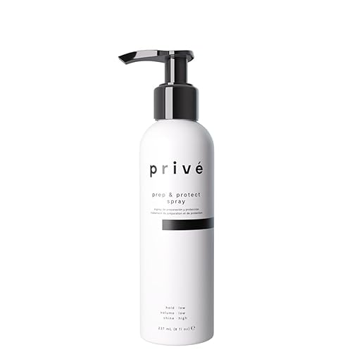 Privé Prep & Protect Blow Dry Hair Cream - Lightweight Hair Styling Cream with Heat Protection - Jojoba, Green Tea & Kukui Oil Help Strengthen