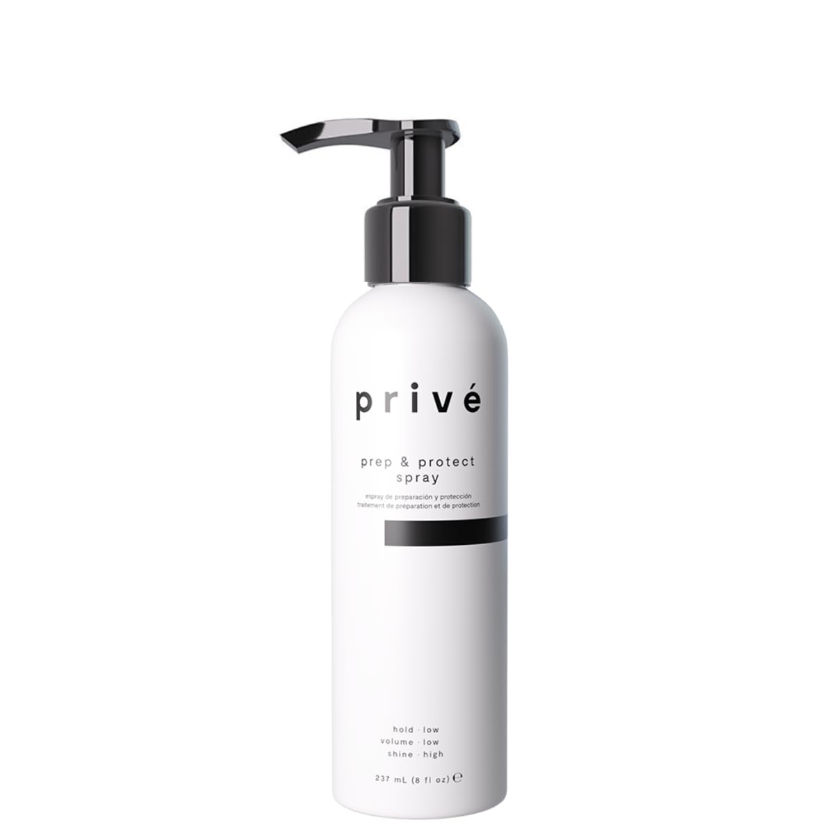 Privé Prep & Protect Blow Dry Hair Cream - Lightweight Hair Styling Cream with Heat Protection - Jojoba, Green Tea & Kukui Oil Help Strengthen