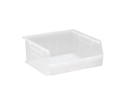Quantum QUS235CL Clear Ultra Stack and Hang Bin, 10-7/8" x 11" x 5" Size (Pack of 6)