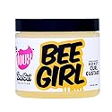 The Doux Curl Cream for Curly Hair with Honey, Aloe & Keratin - Curl Defining Custard for Frizz Control, Moisture & Shine Bee Girl Honey Custard