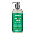 Renpure Original Tea Tree Essential Oil & Peppermint Moisturizing Body Wash With Pump - for Dry Sensitive Skin & Decongest Pores - Sulfate Free Body