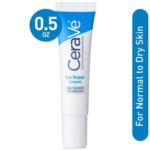 Eye Repair Cream | Under Eye Cream for Dark Circles and Puffiness | Suitable for Delicate Skin Under Eye Area | 2 Pack of 0.5 Ounce