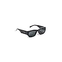 Saint Laurent Women's SL 713 Sunglasses, Black-Black-Black, One Size