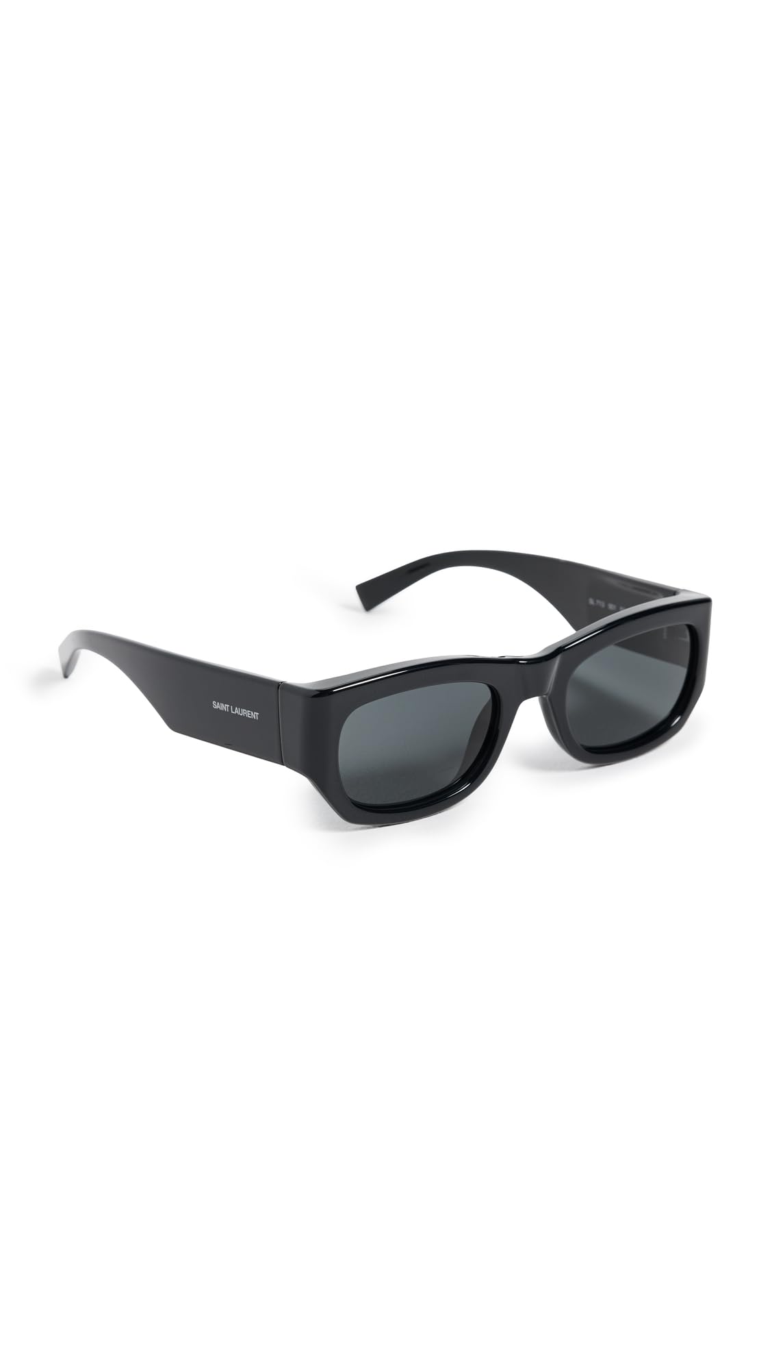 Saint Laurent Women's SL 713 Sunglasses, Black-Black-Black, One Size