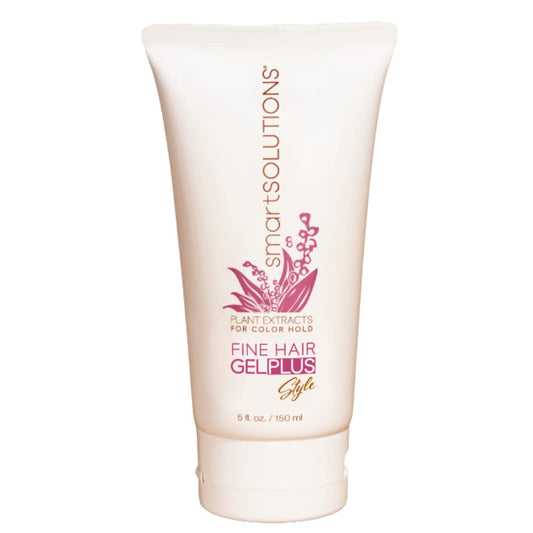 SMART SOLUTIONS Fine Hair Gel Plus, 5 oz | Enhances Shine | Adds Volume | Easy Wash-out | Paraben-Free