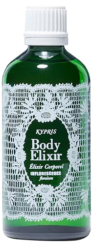 KYPRIS, Body Elixir: Inflorescence Glowing Body Oil, Moisturizes & Soothes, Vitamin C Ester THD + E & Organic Neroli (3.38 fl oz / 100 ml)