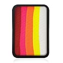 Kraze FX Face Paint Palette Refill - Burning Heart (10 gm), Professional 1-Stroke Split Cake, Hypoallergenic, Non-Toxic, Water Activated Halloween