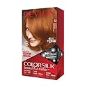 Revlon Colorsilk Beautiful Color, Permanent Hair Dye with Keratin, 100% Gray Coverage, Ammonia Free, 53 Light Auburn