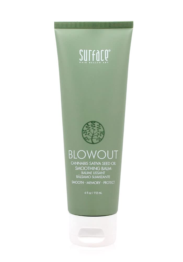 SURFACE Hair Blowout Smoothing Balm- Organic Ingredients for Women and Men, Heat-Resistant with Babassu Oil for Longer Lasting Blowouts - 4 fl oz
