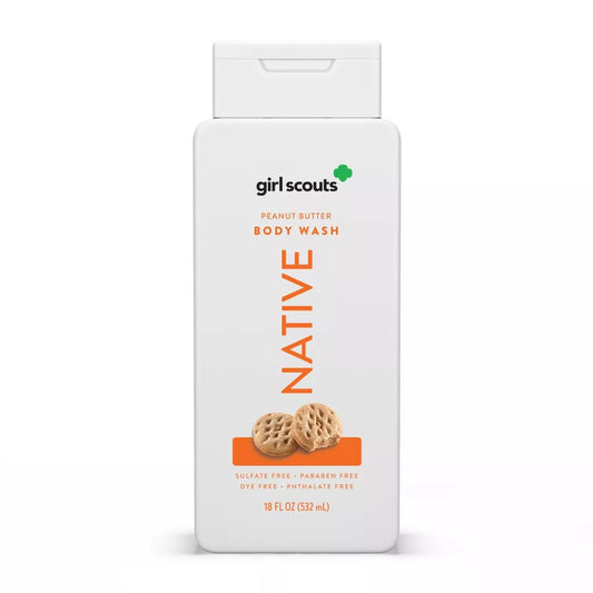 Native - Limited Edition Girl Scouts Cookies, Peanut Butter Body Wash, 18 oz Beauty & Personal Care Native